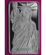 Statue of Liberty MTB Mint Proof Deep Cameo Art Bar 1 OZ  .999 Fine Silv... - $88.50 CAD