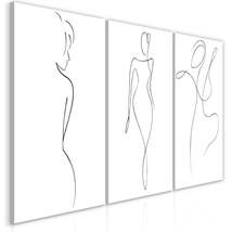 Tiptophomedecor Stretched Canvas Nordic Art - Silhouettes - Stretched &amp; ... - £79.74 GBP+