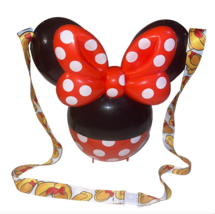 Disney Parks Minnie Mouse 90TH Anniversary Popcorn Bucket 2019 w/ Strap - £18.30 GBP