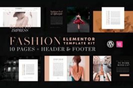 Fashion art elementor template k thumb200