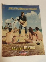 Nashville Star Magazine Pinup Picture Print Ad Billy Ray Cyrus - $4.94