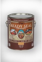 1 gal. Wood Deck Stain Sealer Oil Light Oak Exterior Brush Paint Sprayer Roller - £70.07 GBP