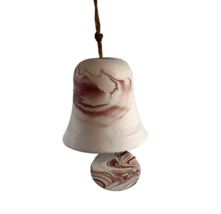 Nemadji Pottery Vintage Southwestern Ceramic Bell Wind chime 5” Wide 4.5” Tall - £20.65 GBP