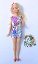 Mattel 2015 Barbie Doll Blonde Hair in Crayola Dress Plus Skirt - £5.46 GBP
