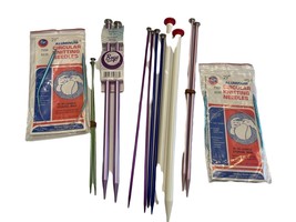 Knitting Needles Susan Bates &amp; Boye Crafts Knit Vintage Lot of 8 Sets Knit Craft - £13.12 GBP
