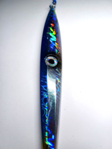 Japanese style Slow Pitch Jig 250g BLUE SILVER iridescent 4 Wahoo Tuna D... - £19.51 GBP