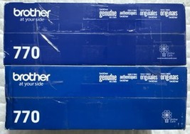 Brother TN770 Black Super High Yield Toner Cartridge 2 Pack Sealed Retai... - $119.98