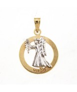 Virgo Unisex Charm 10kt Yellow and White Gold 450267 - $162.75 CAD