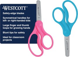 Westcott 5&quot; Hard Handle Kids Scissors Blunt Assorted Colors 2 Pack - $16.56
