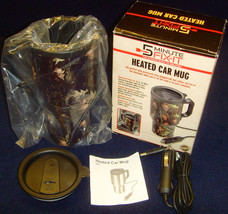 NEW•5 Minute Fix-It•Camouflage•13 oz•Heated Car Mug•w/Original Box/Adapt... - $16.19