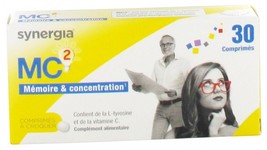 Synergia MC2 Memory &amp; Concentration 30 chewable tablets - £51.95 GBP