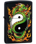 Zippo Lighter - Yin Yang Dragon Black Matte - ZCI001894 - £20.87 GBP