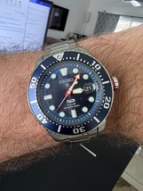 Seiko Prospex Padi Special Edition Solar Diver Ss Watch - £362.22 GBP