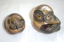  Vintage OWL Figures  Otagiri Mercantile Co. OMC  Japan Pair  Mid Century - $12.99