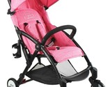 Tiny Wonders Single Baby Stroller with Dual-Brake Portable Lightweight Pink - £132.43 GBP