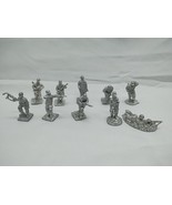 (10) Infantry Soldiers Metal Miniatures 1&quot;  - $24.74