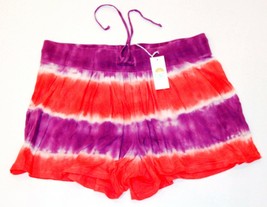 C&amp;C California Tie Dye Swing Shorts Drawstring Vintage Sahara Striped ( S ) - £93.07 GBP