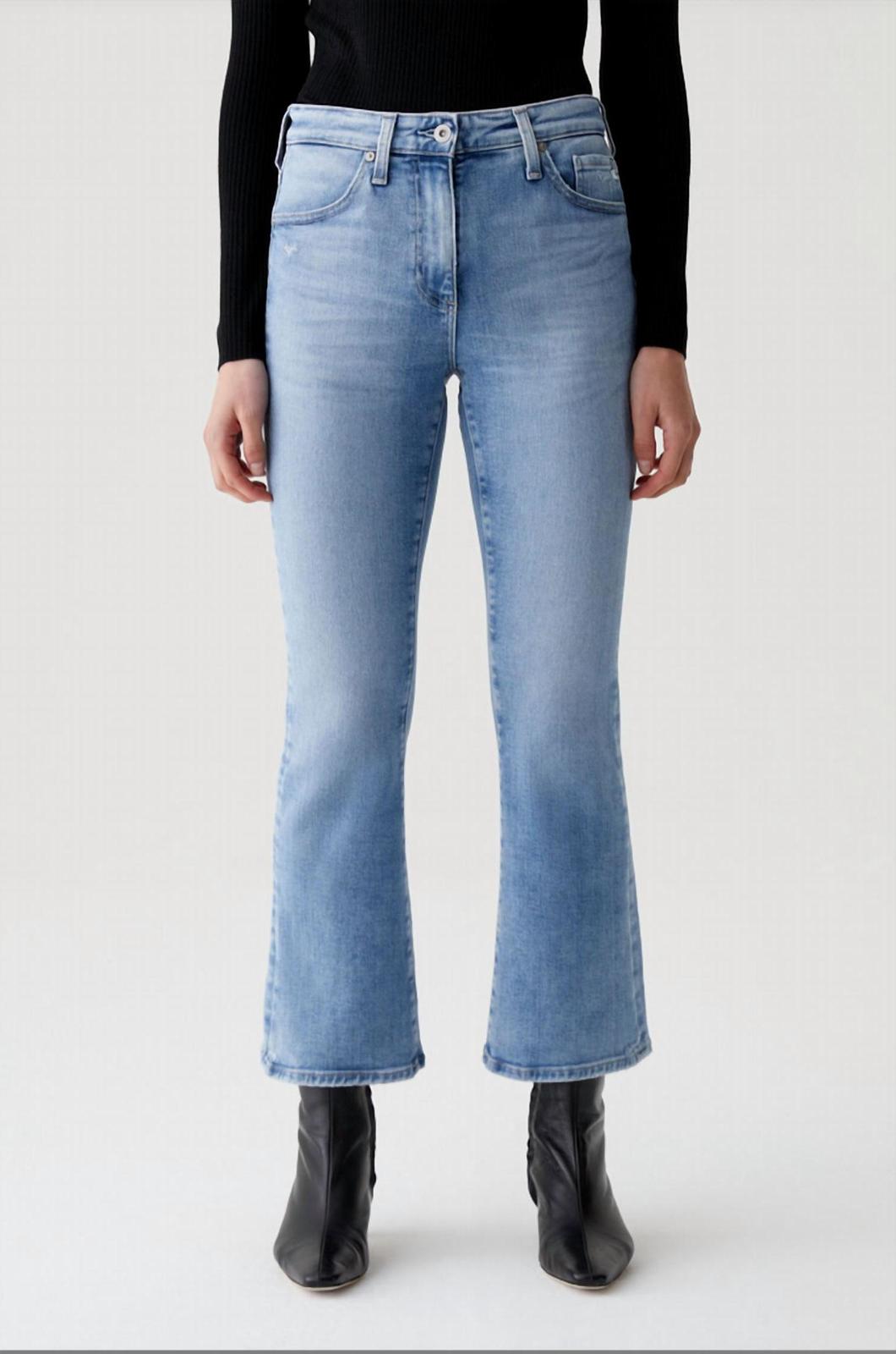 Ag Jeans Farrah Boot Crop Mid Rise Fit Jean Verona - $116.00
