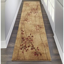 Nourison Somerset Rustic Latte 2'3" x 10' Area -Rug, Easy -Cleaning, Non Sheddin - £98.19 GBP