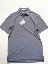 Peter Millar Polo Striped Shirt Blue White - £77.75 GBP