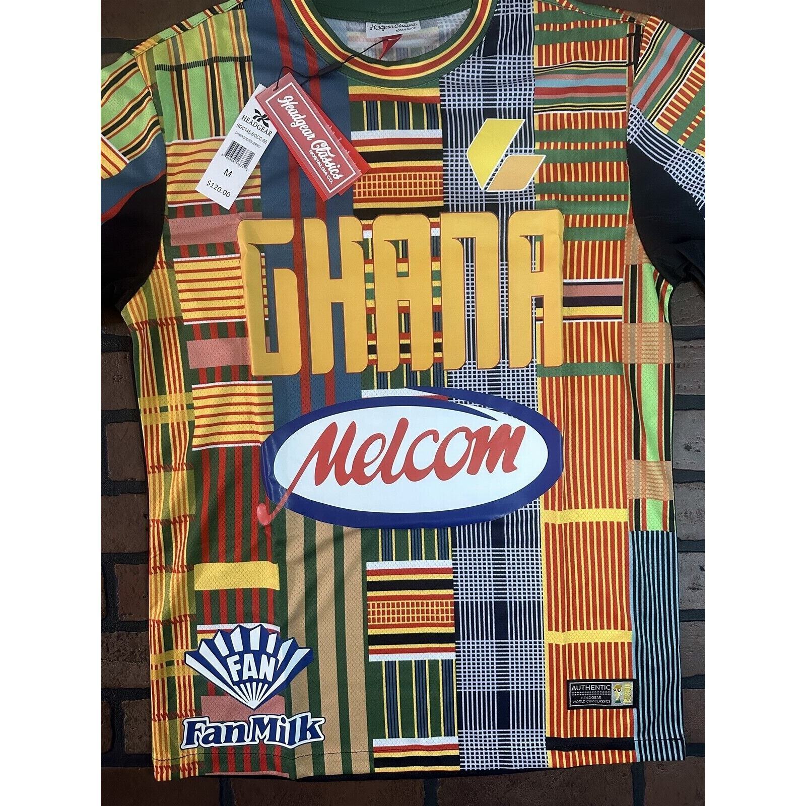 Ghana 1990 Coppa Del Mondo Nazionale Squadra Calcio Jersey ~ M,L,XL,XXL - $39.60