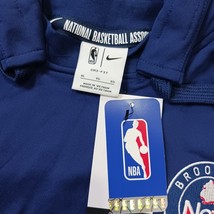 Brooklyn Nets DB2199-492 Nike Dri-Fit Women's XL Crop Hoodie Blue Sweatshirt  image 3