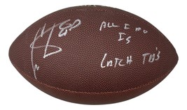 Cris Carter Signé Wilson Réplique NFL Football Tout I Do Est Catch Tds S... - $193.99
