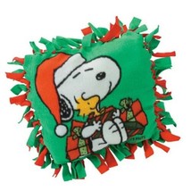 Peanuts Snoopy Woodstock Christmas Fleece Tied Pillow Craft Kit New Sealed - £13.41 GBP