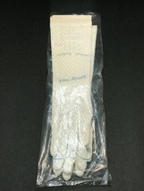 White formal stretch gloves Van Raalte Vintage off 100% Nylon Made in Japan - £46.43 GBP