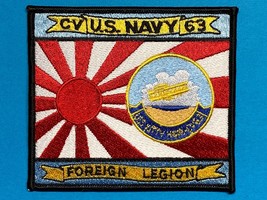 UNITED STATES NAVY, CV-63, FOREIGN LEGION, PATCH - $186.39 MXN