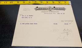 Oct. 31, 1927 Watters &amp; Martin Inc. Invoice-Jobbers of Hardware - £18.00 GBP
