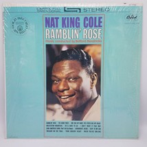 Vintage 1962 Nat King Cole &quot;Ramblin&#39; Rose&quot; LP - Capitol Records T-1793 NM Shrink - £16.31 GBP