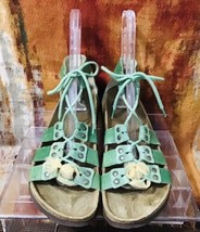 Phillip Lim Tatami Apollo Vancouver Green Lace-Up Birkenstock US 11.5 HTF - £194.69 GBP