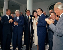 President John F. Kennedy with entertainer Bob Hope at White House Photo... - $8.81+
