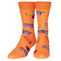 Mens Crew Socks PEZ Orange - NWT - $5.39
