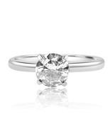 Solitario 4 Graffa Set 1.00 KT Rotondo Cut Diamond Engagement Anello 14k... - €1.451,03 EUR