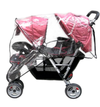 Vafon Double Weather Shield for Swivel Wheel Baby Stroller Universal (BK... - $10.00