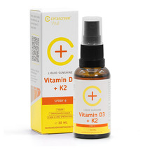  CERASCREEN Vitamin D3+K2 high-dose vegan spray 30 milliliters - £91.57 GBP