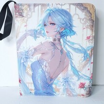 Yae Miko Furina Card Binder 3-Ring Anime Waifu Double Sided Redemption F... - $59.39