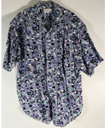 Vintage Guess Georges Marciano Button Up Shirt Mens Medium Short Sleeve - £15.48 GBP