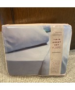 Vintage JC Penney Twin Sheet Set Pink NOS Flat Fitted Case - $23.45