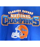 Florida Gators T Shirt 2006 Football National Champions Mens LARGE Blue ... - £20.60 GBP