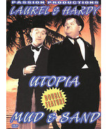 Utopia Mud &amp; Sand DVD 2004 Laurel &amp; Hardy Double Feature New Sealed - £5.48 GBP