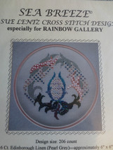 2 Cross Stitch Design Patterns SEA BREEZE &amp; TROPICAL FANTASY - Rainbow G... - £6.29 GBP