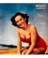 1950 Gwen Caldwell Date Of The Month Pin-Up Girl Police Gazette Print DWXX4 - $641.66 MXN