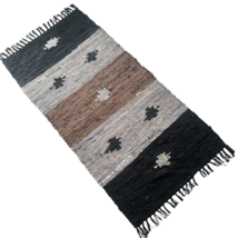 Leather Hearth Rug for Fireplace Fireproof Mat STARS - £225.72 GBP