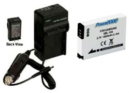 Battery + Charger For Samsung L200 M110 EC-WB700ZBPBCA SL105 SL203 SL310 SL310W - $37.99