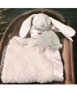 Barefoot Dreams CozyChic Bunny Rabbit Buddie &amp; Blankie Security Blanket NWT - €127,45 EUR