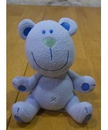 Koala Baby BLUE BEAR RATTLE 5&quot; Plush Stuffed Animal Toy - £11.68 GBP