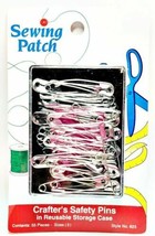Lot of 3 Sewing Patch #823 Safety Pins in Storage Case, 55 Count, Size 3 - $9.89